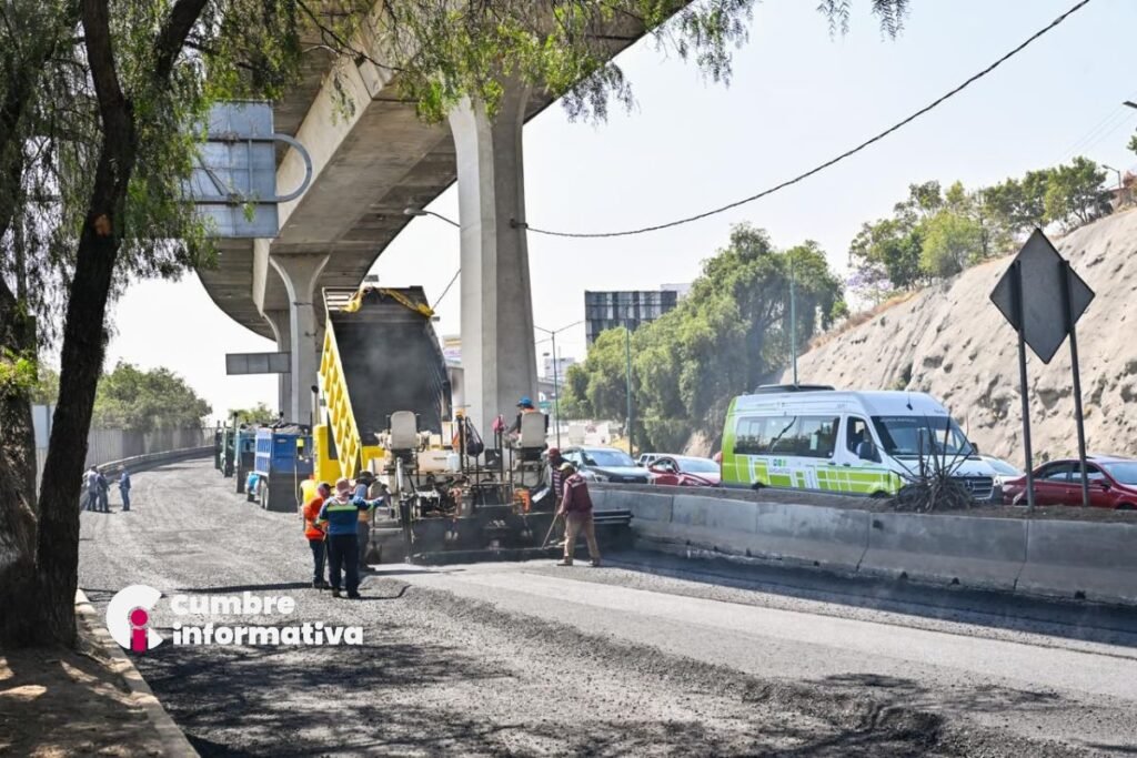 Gobierno de Delfina Gómez acelera obras en Periférico Norte