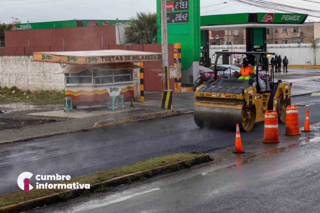 Rehabilitación de avenida Lombardo Toledano en Toluca