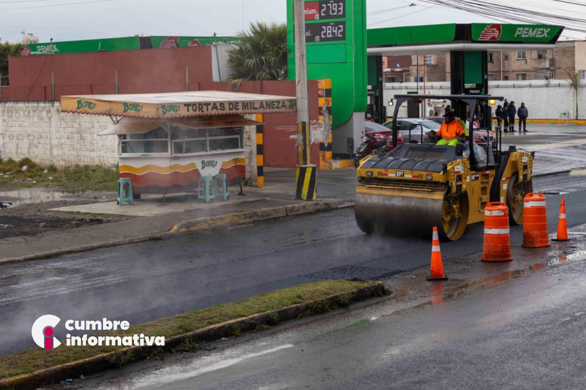 Rehabilitación de avenida Lombardo Toledano en Toluca